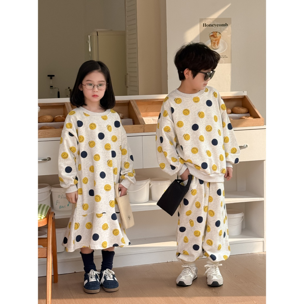 滿印笑臉衛衣套裝S503129-細節圖8