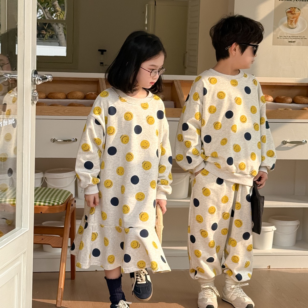 滿印笑臉衛衣套裝S503129-細節圖9