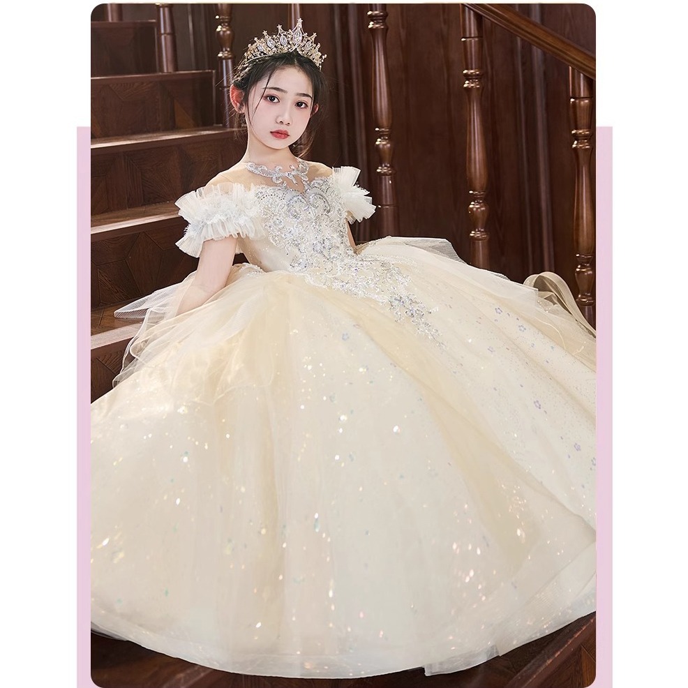 亮片刺繡禮服裙S503134-細節圖2