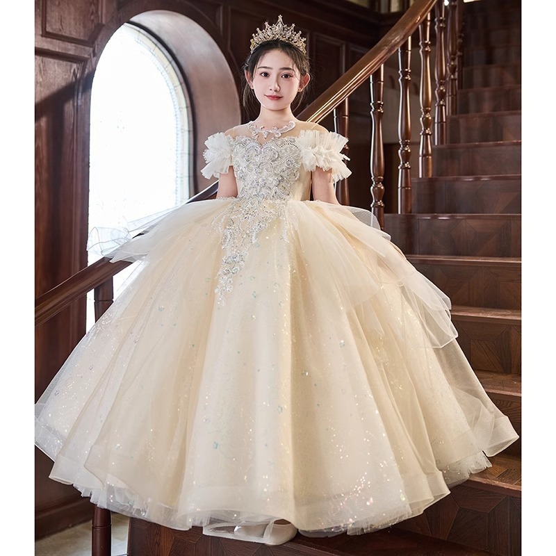 亮片刺繡禮服裙S503134-細節圖4