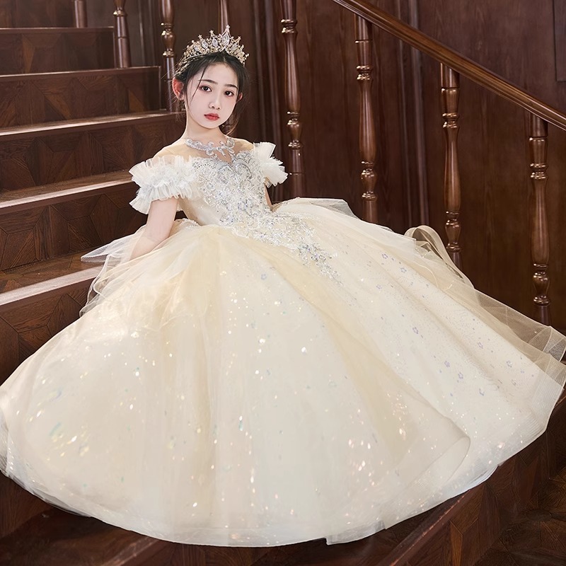 亮片刺繡禮服裙S503134-細節圖7