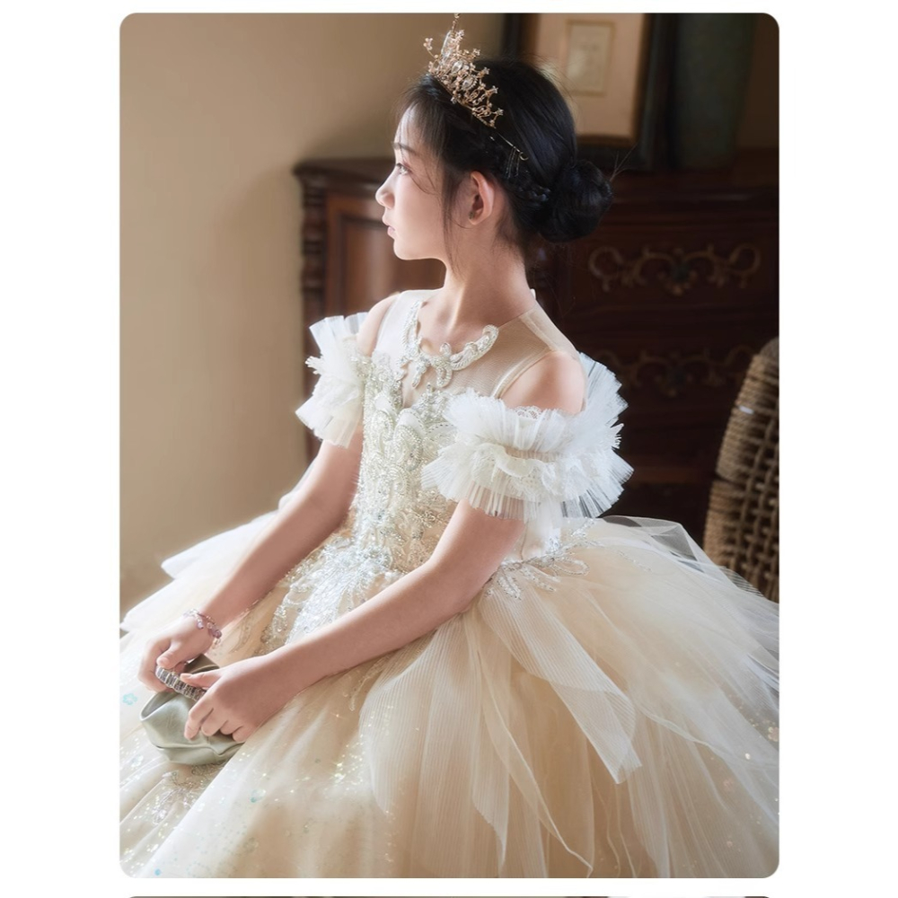 亮片刺繡禮服裙S503134-細節圖10