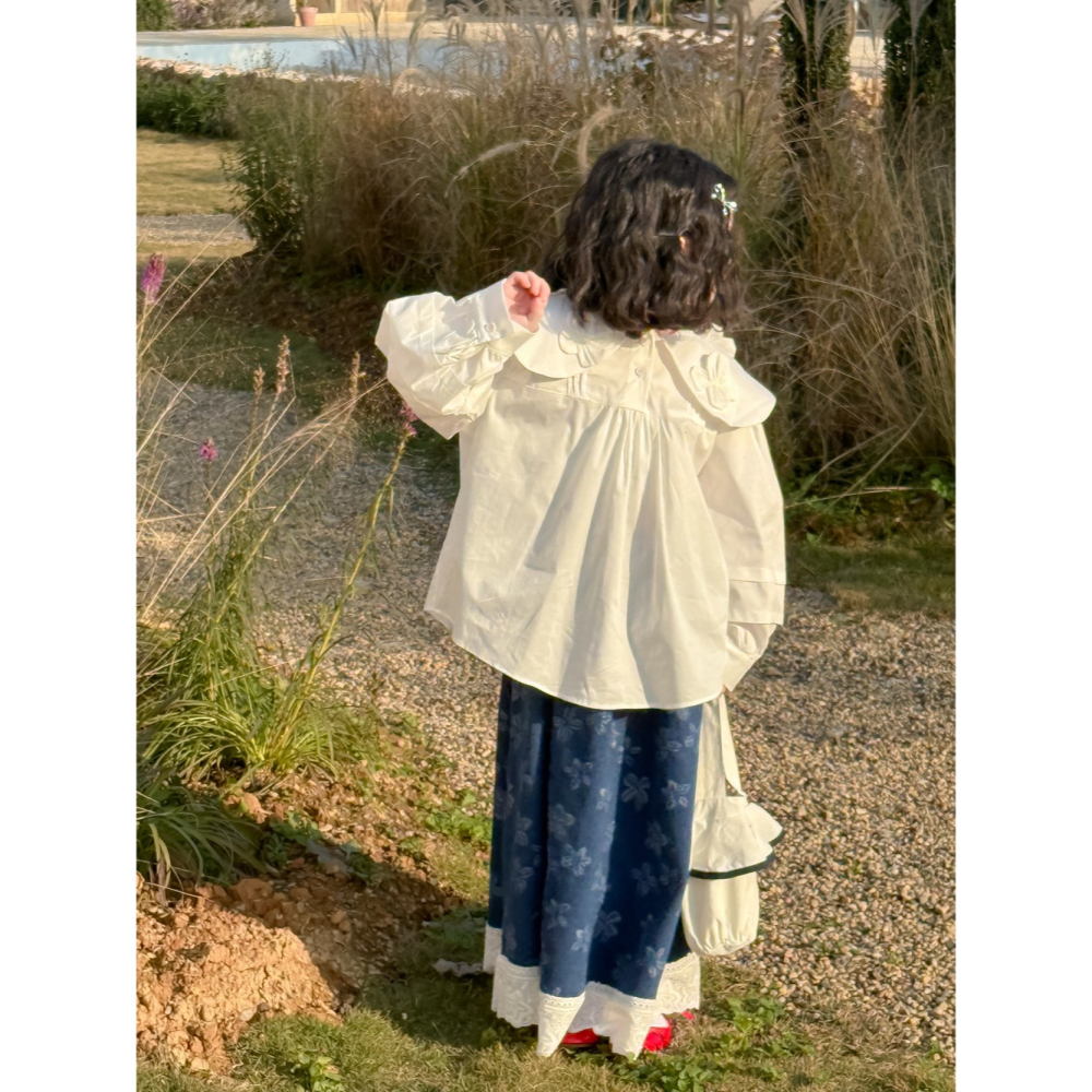 荷葉領襯衫S503204-細節圖4