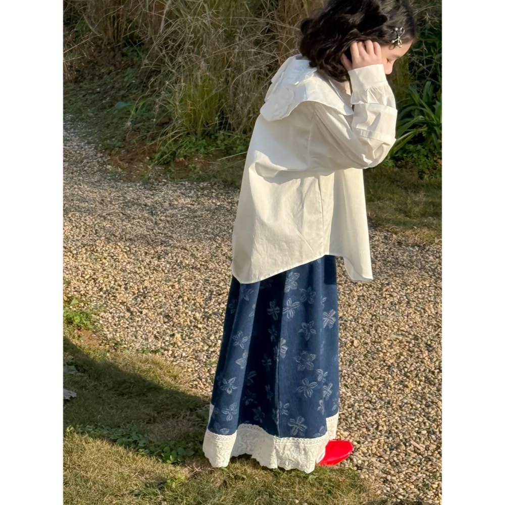 荷葉領襯衫S503204-細節圖5