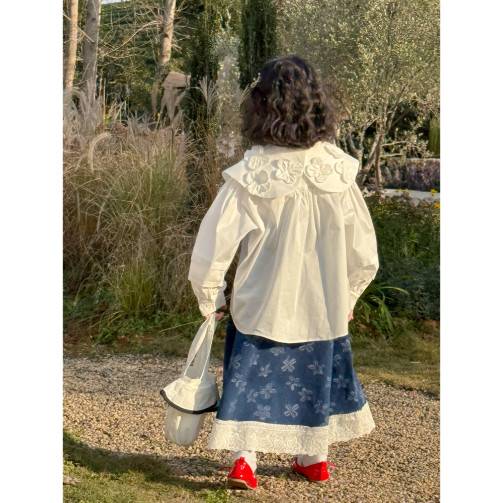 荷葉領襯衫S503204-細節圖7