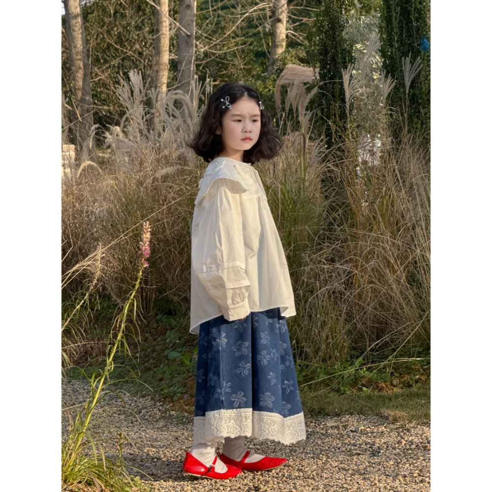 荷葉領襯衫S503204-細節圖8