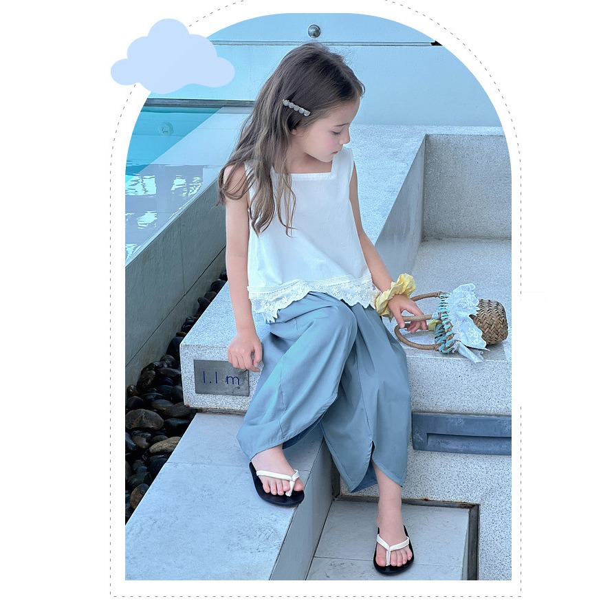 親子無袖花邊上衣S503515-細節圖11