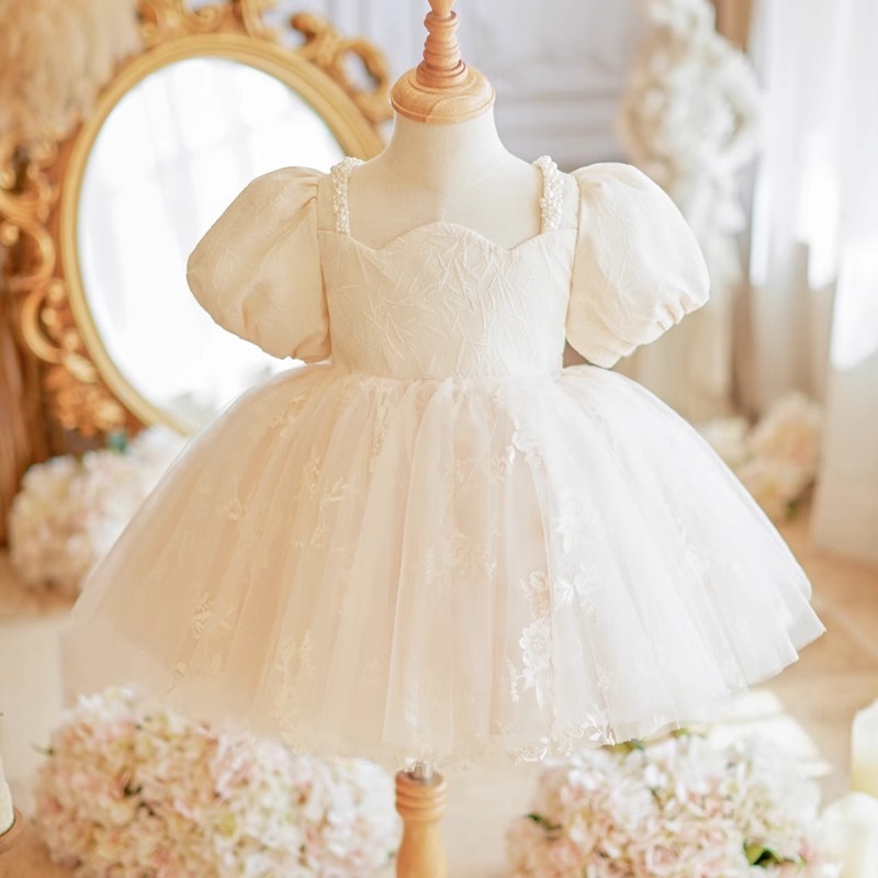 花苞袖禮服裙S503537-細節圖4