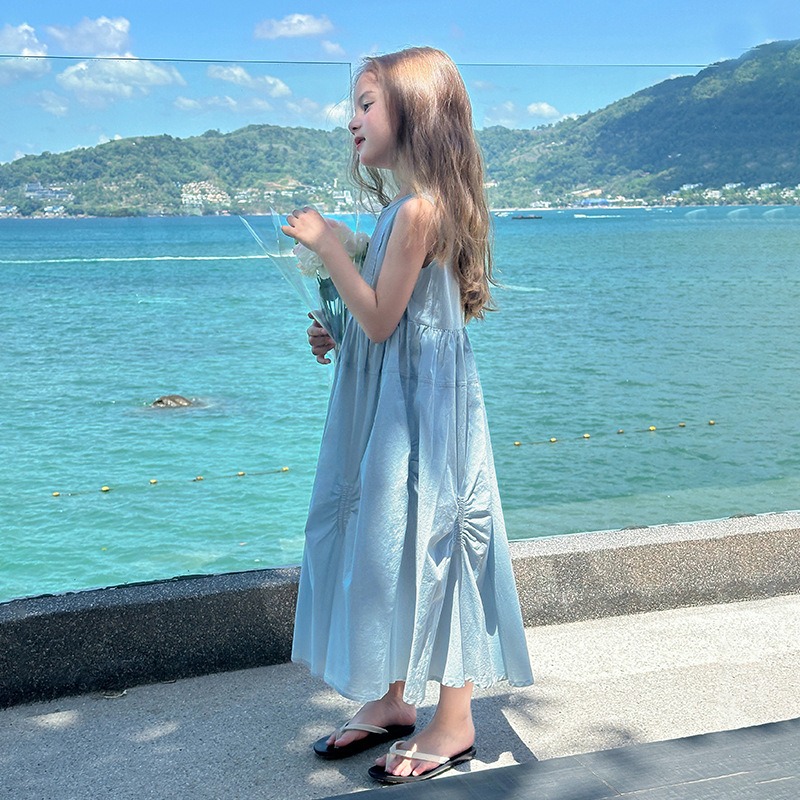 親子-島嶼泡泡背心 A 字裙S504107-細節圖2