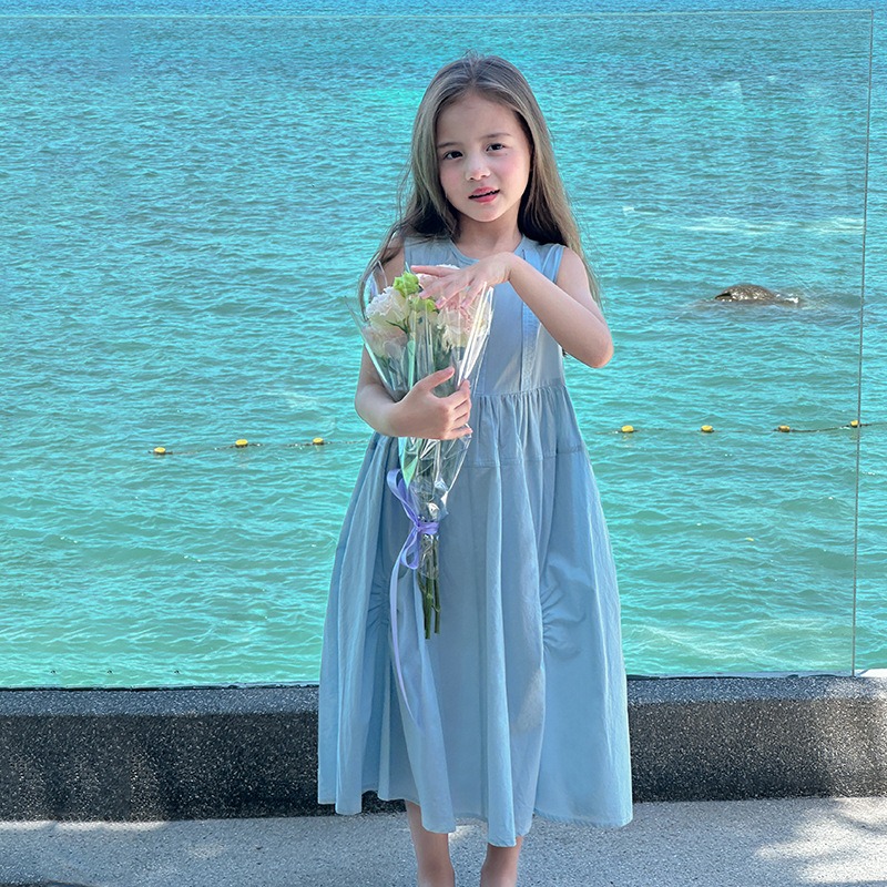 親子-島嶼泡泡背心 A 字裙S504107-細節圖3