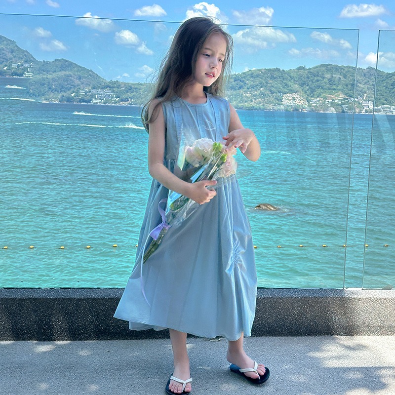 親子-島嶼泡泡背心 A 字裙S504107-細節圖4