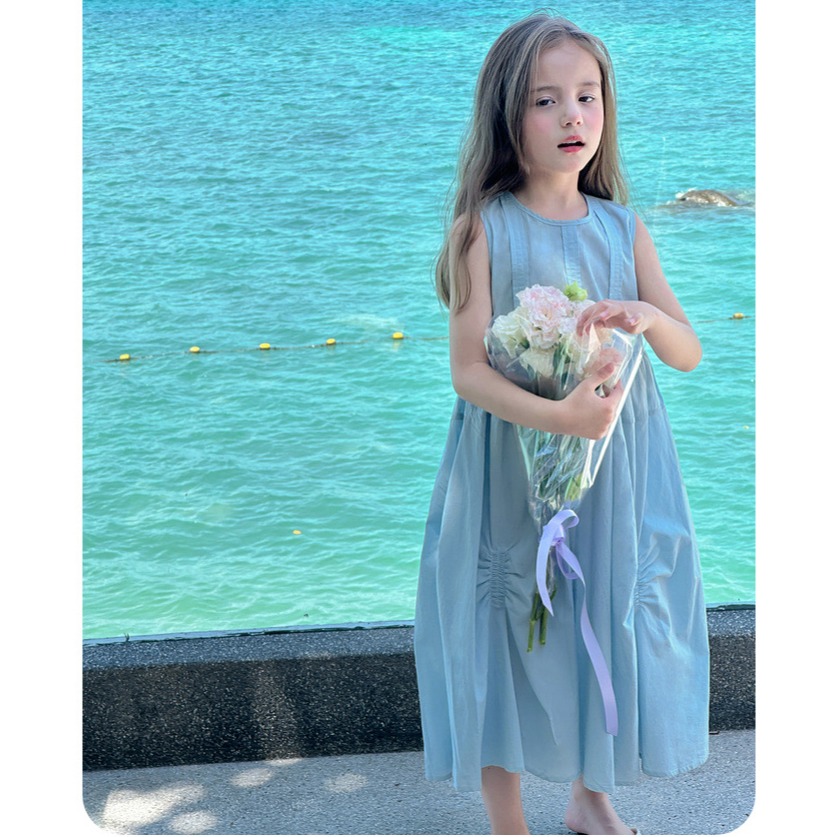 親子-島嶼泡泡背心 A 字裙S504107-細節圖7