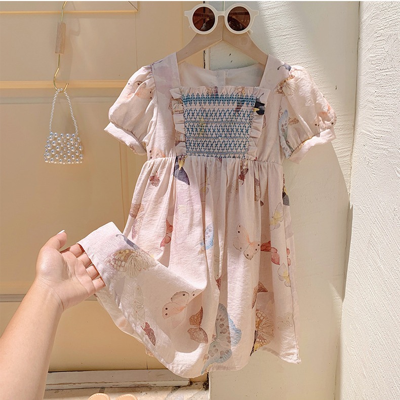 法式蝴蝶連衣裙S504108-細節圖9