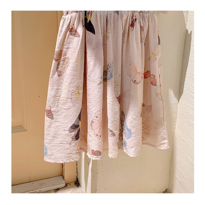 法式蝴蝶連衣裙S504108-細節圖11