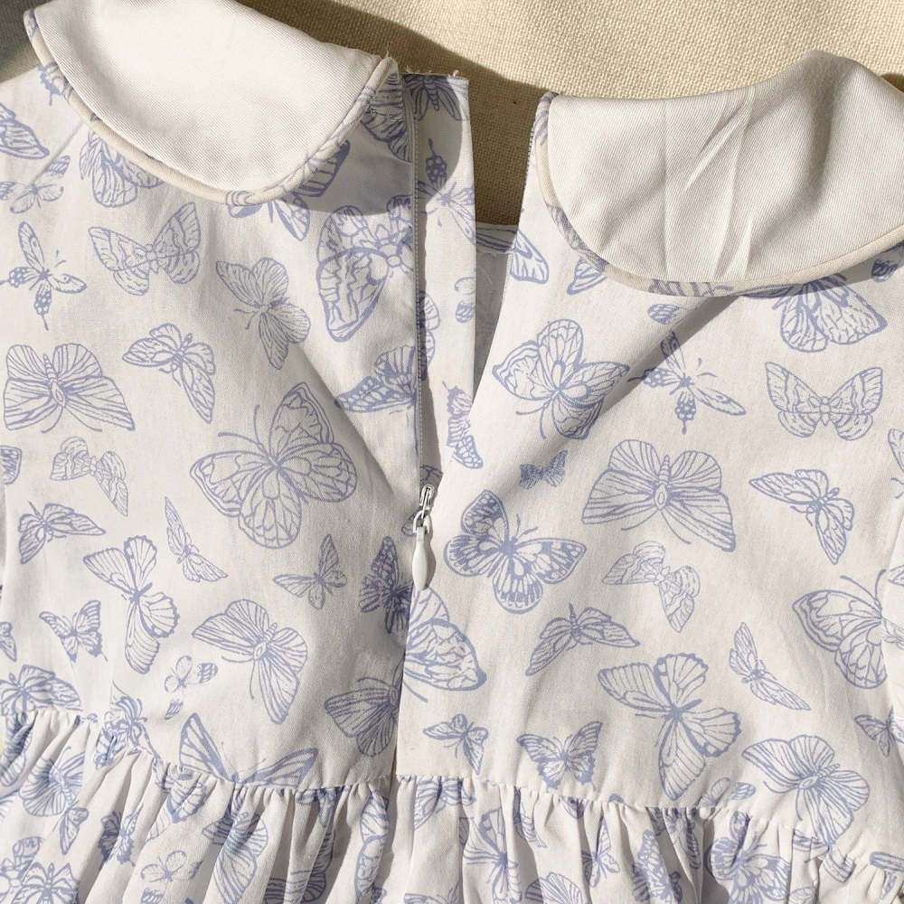 蝴蝶打攬連衣裙S504124-細節圖4