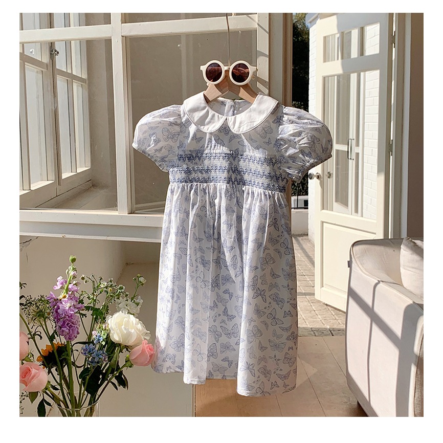 蝴蝶打攬連衣裙S504124-細節圖7