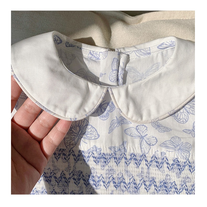 蝴蝶打攬連衣裙S504124-細節圖11