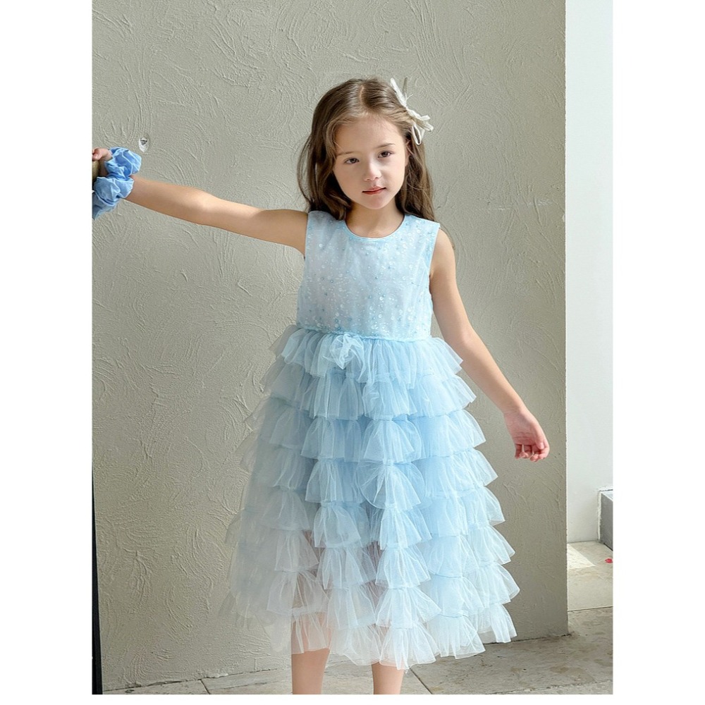 親子-蓬蓬蛋糕裙無袖裙S504132-細節圖6