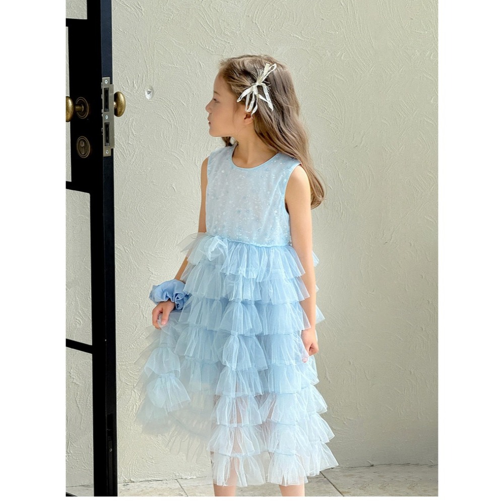 親子-蓬蓬蛋糕裙無袖裙S504132-細節圖7