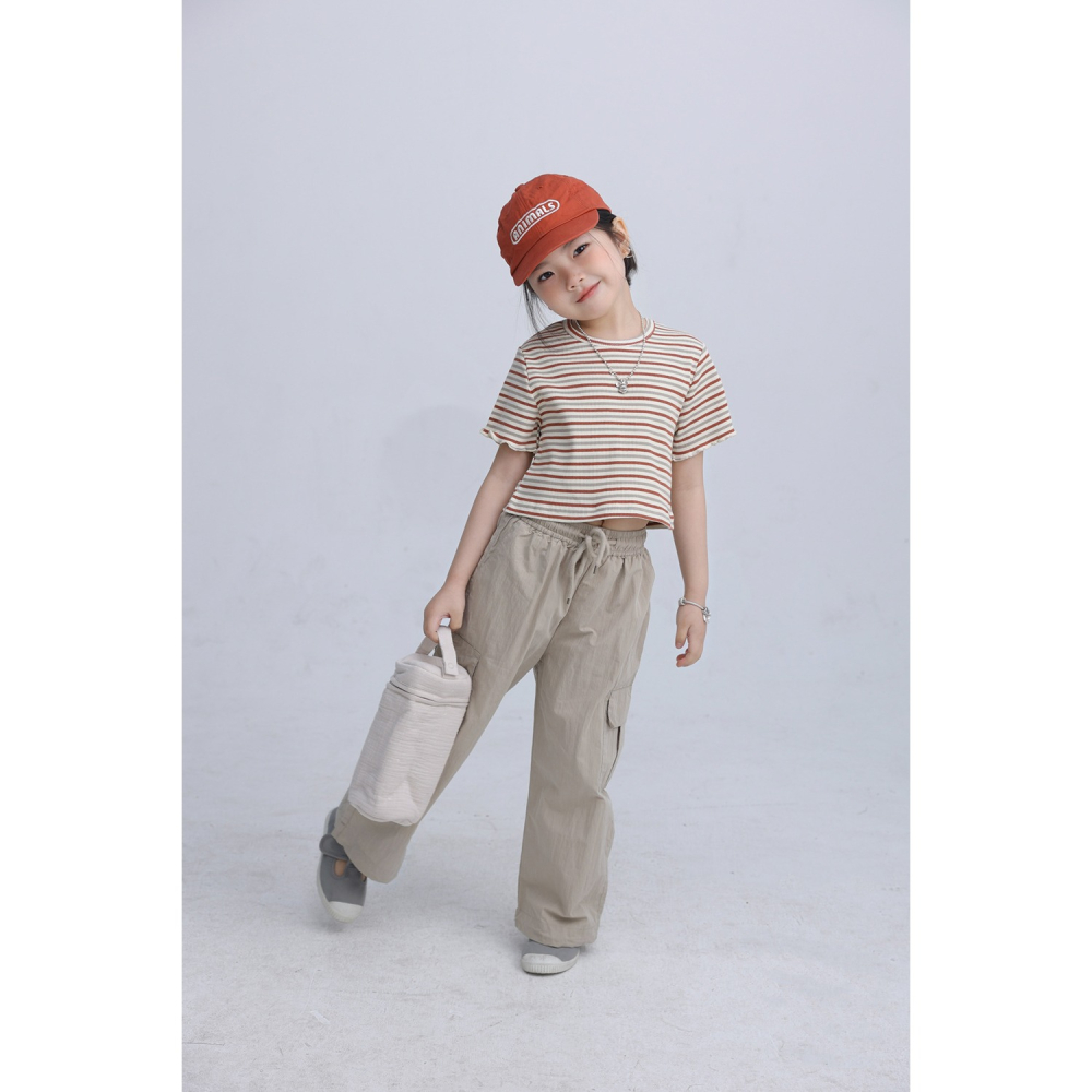 親子-露背條紋短袖T恤S504224-細節圖6