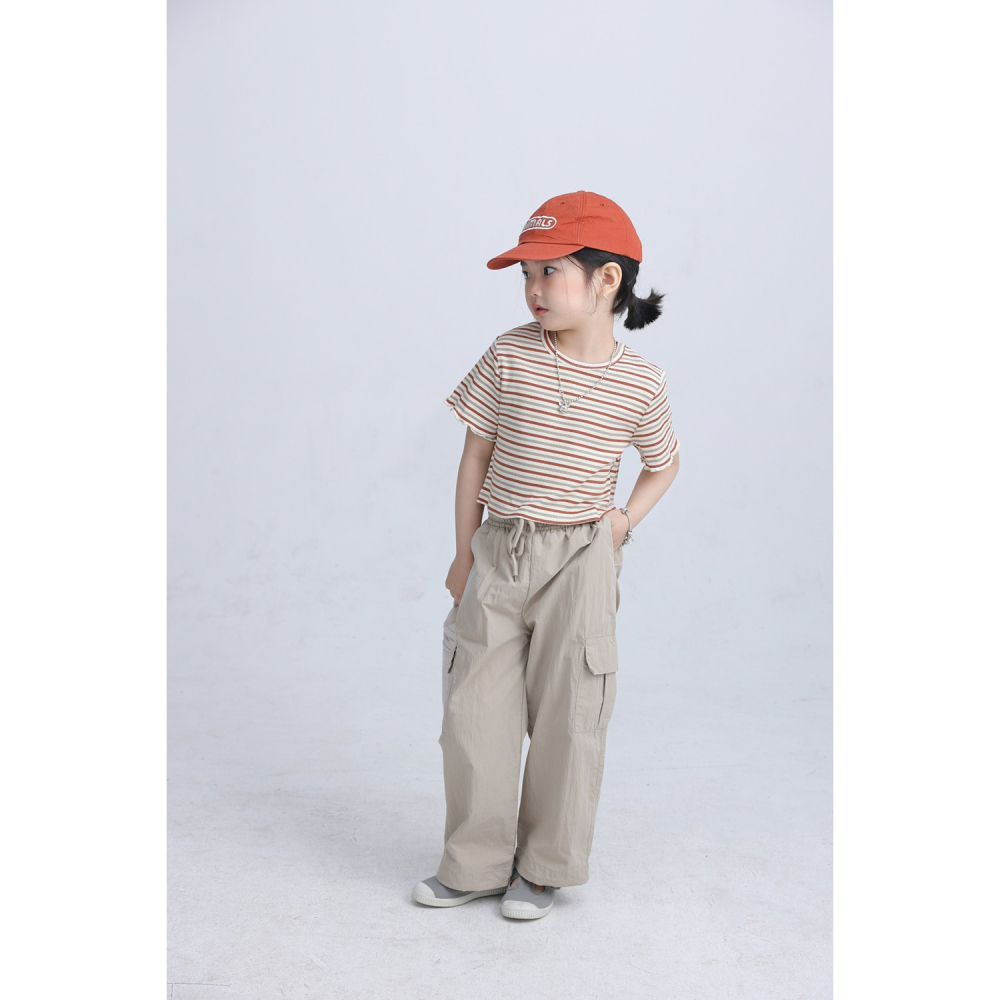 親子-露背條紋短袖T恤S504224-細節圖9