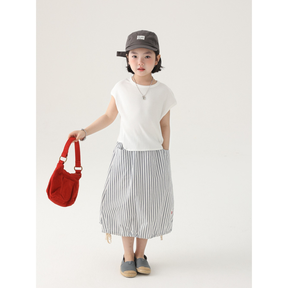 親子-日系優可絲不規則落肩T恤S504230-細節圖2