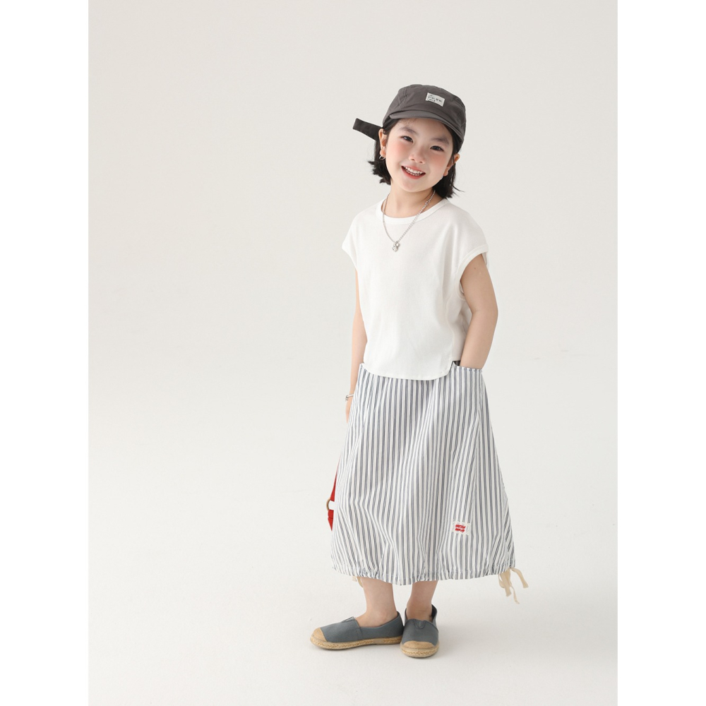 親子-日系優可絲不規則落肩T恤S504230-細節圖3