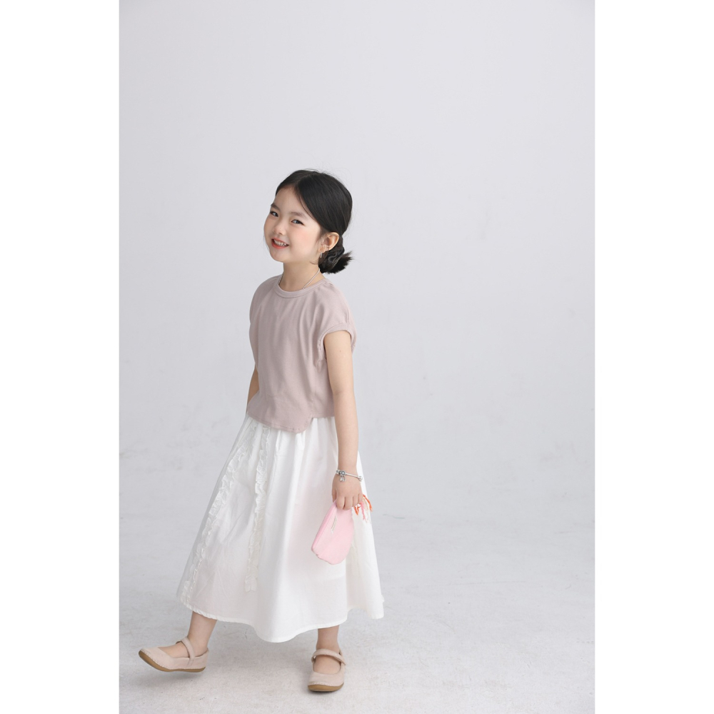 親子-日系優可絲不規則落肩T恤S504230-細節圖8