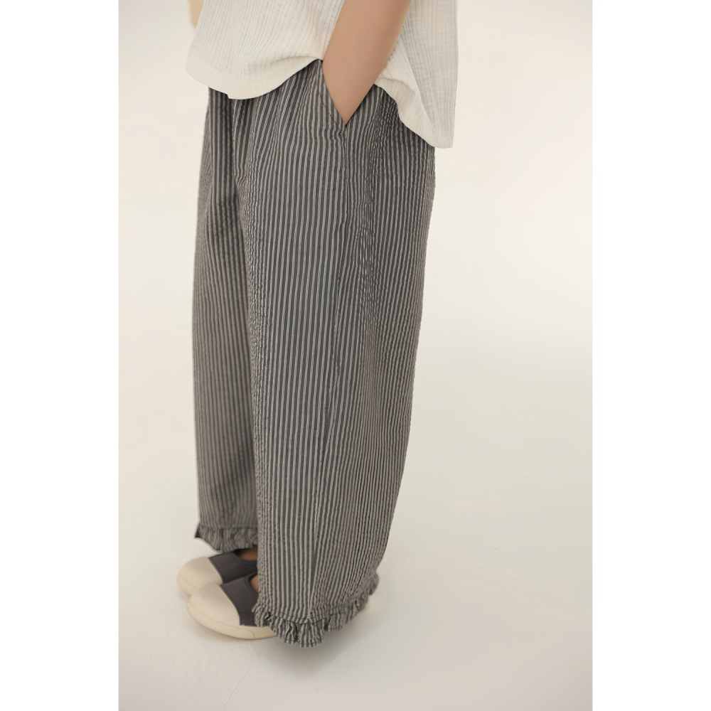 親子-日系條紋九分褲S504235-細節圖2