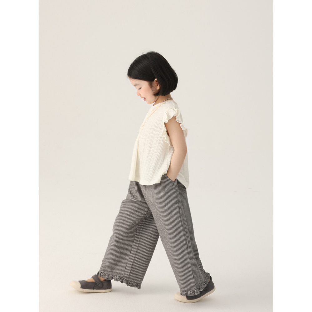 親子-日系條紋九分褲S504235-細節圖4