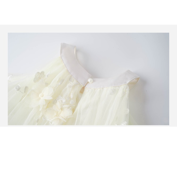 親子-立體繡花網紗亮片裙S504332-細節圖3