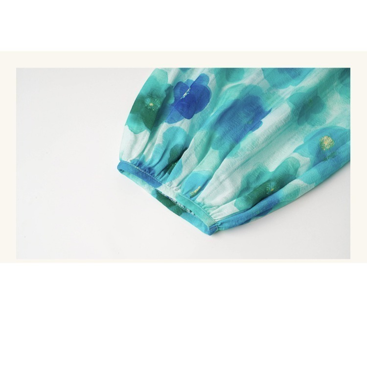 薄款碎花長褲S504336-細節圖5