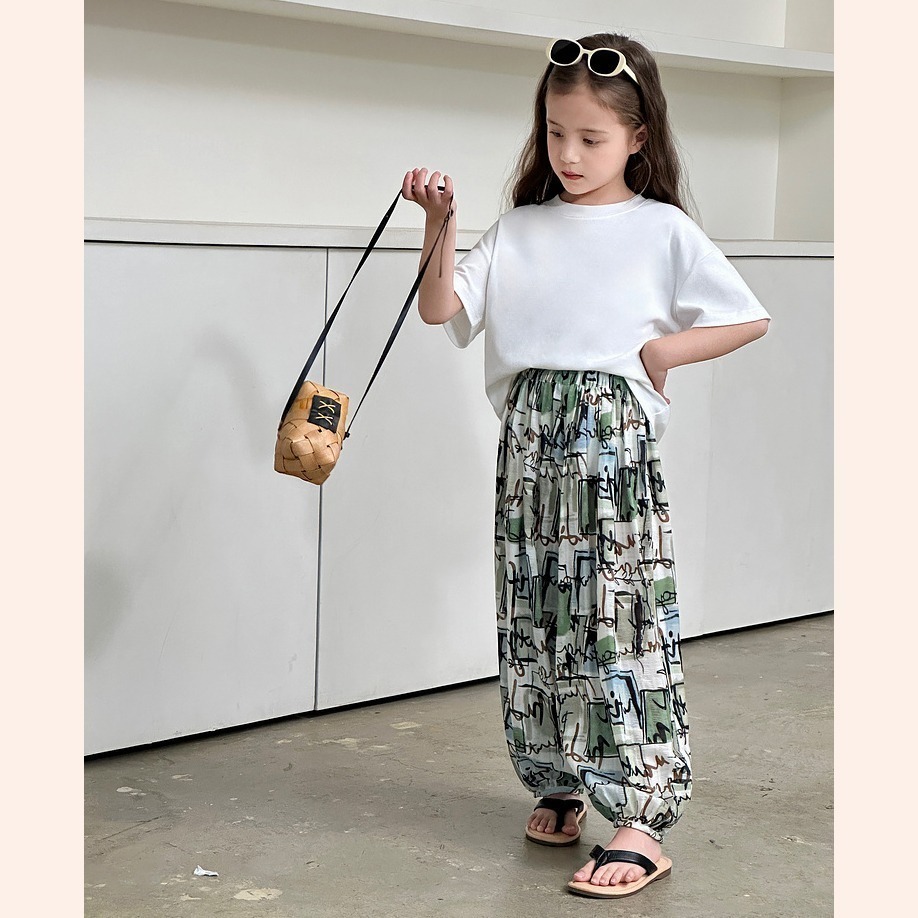 薄款碎花長褲S504336-細節圖7