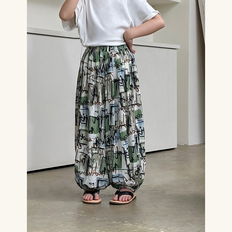 薄款碎花長褲S504336-細節圖8