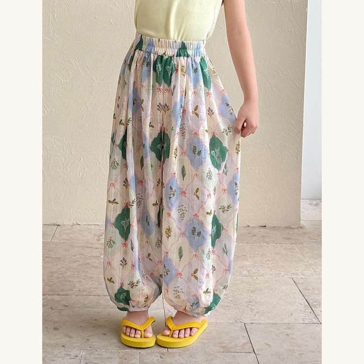 薄款碎花長褲S504336-規格圖11