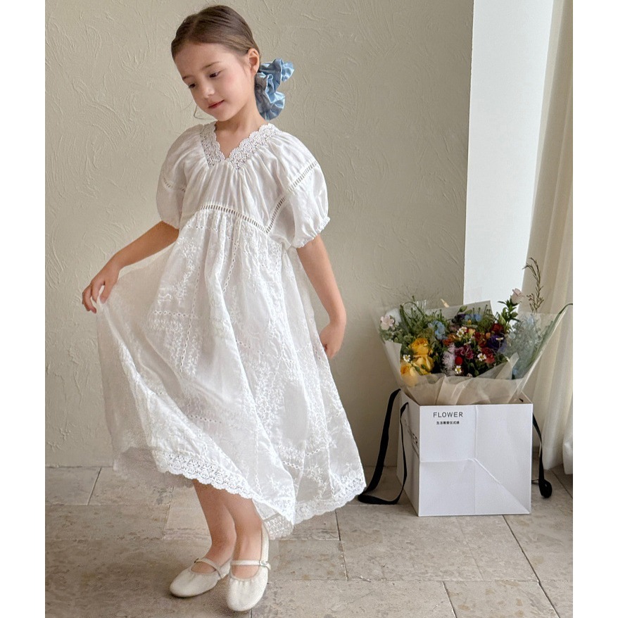 親子-森系大V領裙S504401-細節圖6