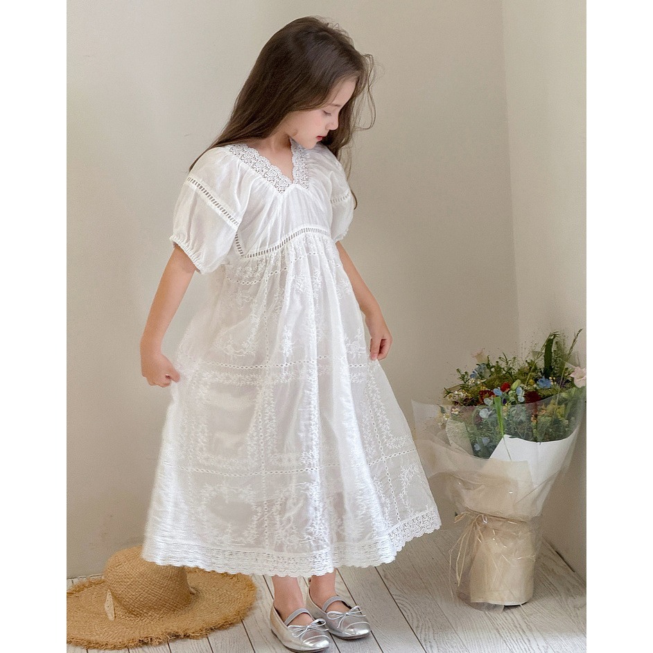 親子-森系大V領裙S504401-細節圖10