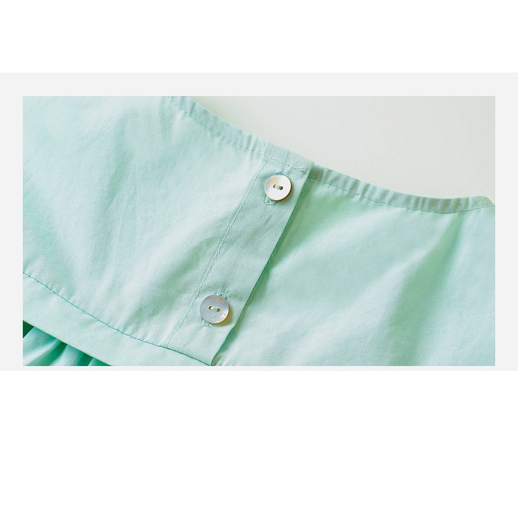 親子-清涼薄荷無袖背心裙S504412-細節圖4