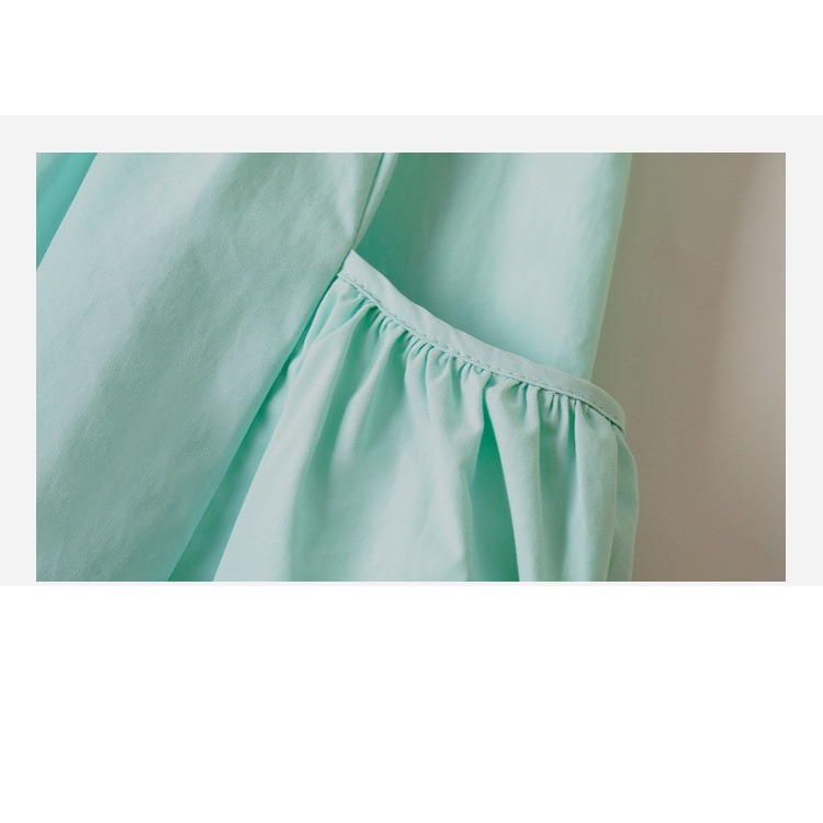 親子-清涼薄荷無袖背心裙S504412-細節圖6