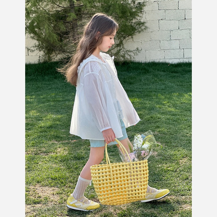 親子-蕾絲花邊防曬外套S504413-細節圖7