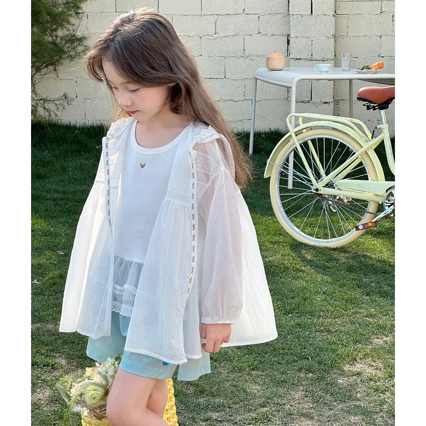 親子-蕾絲花邊防曬外套S504413-細節圖8