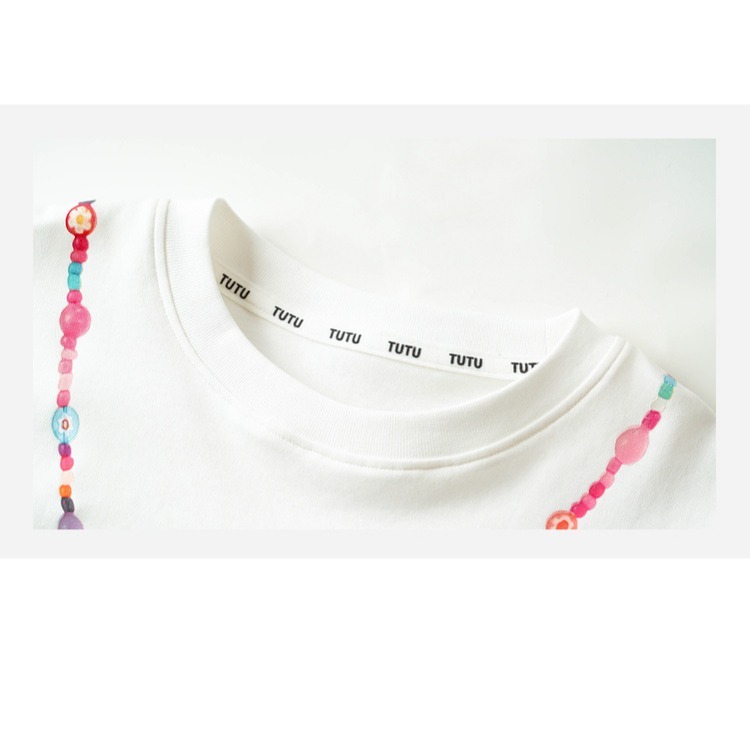 親子-印花項鍊T恤S504414-細節圖3