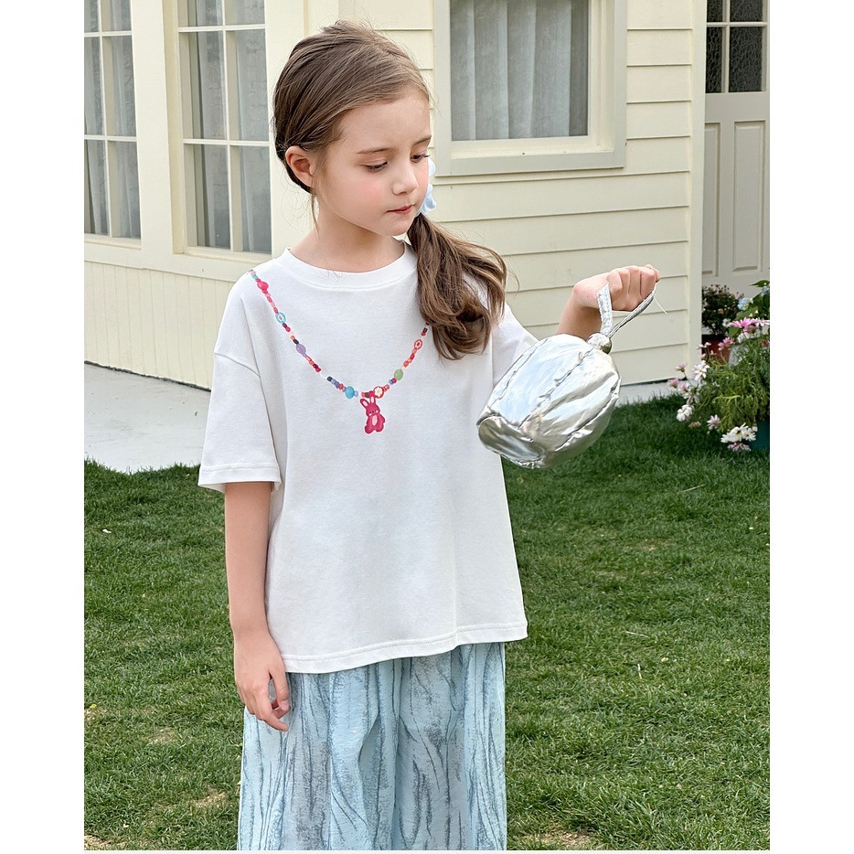 親子-印花項鍊T恤S504414-細節圖7