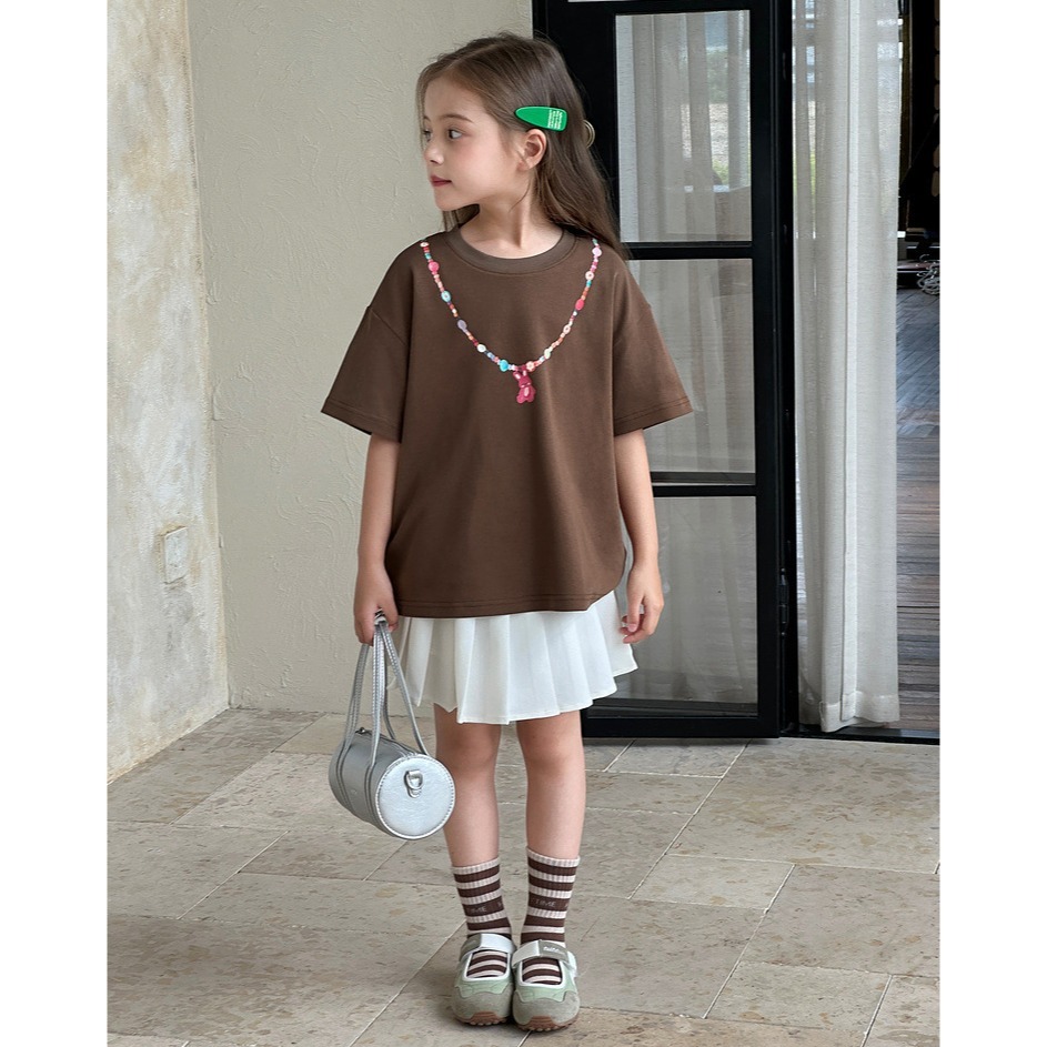 親子-印花項鍊T恤S504414-細節圖9