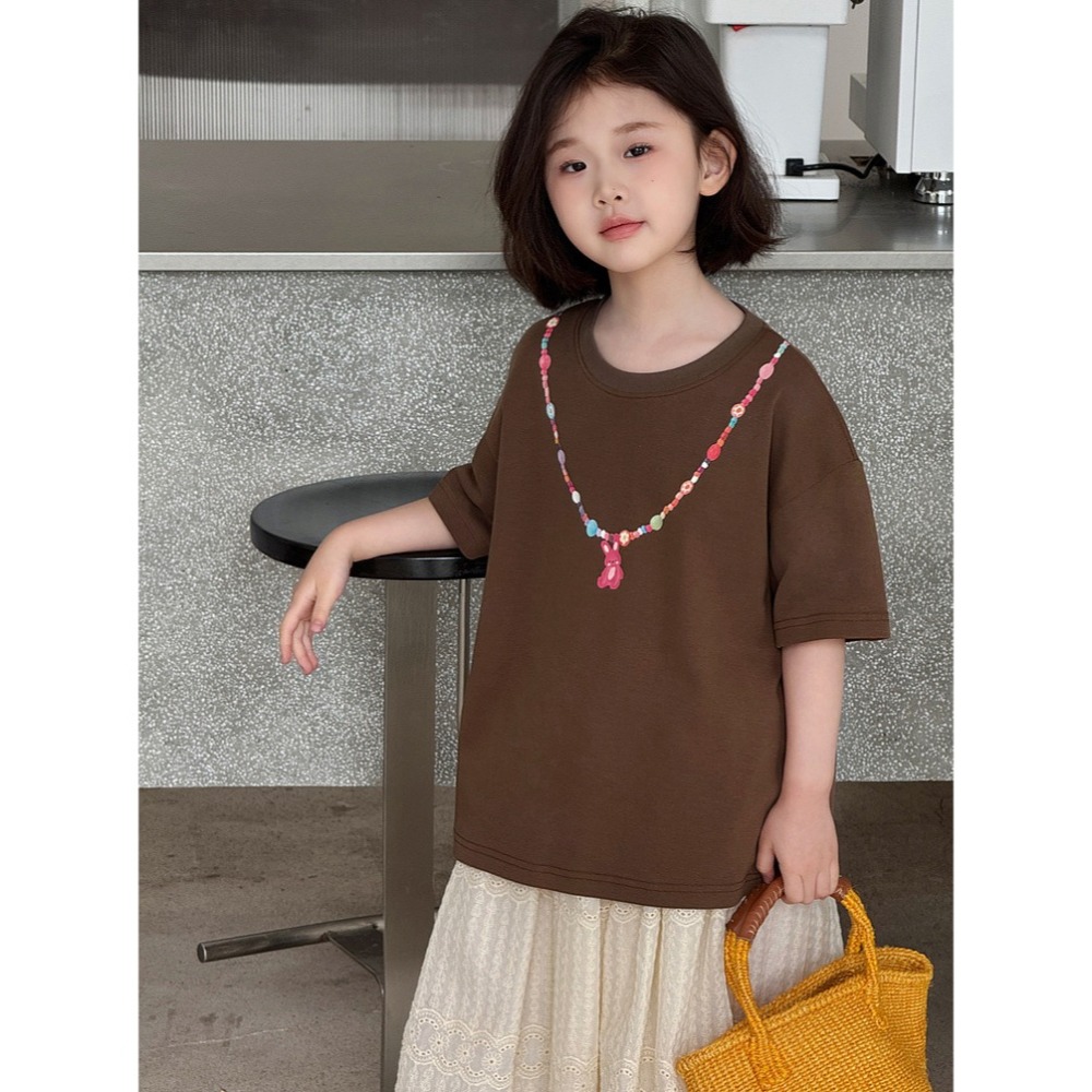 親子-印花項鍊T恤S504414-細節圖11