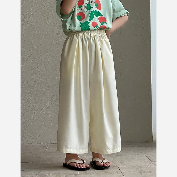 親子-純色透氣闊腿褲S504423-細節圖10