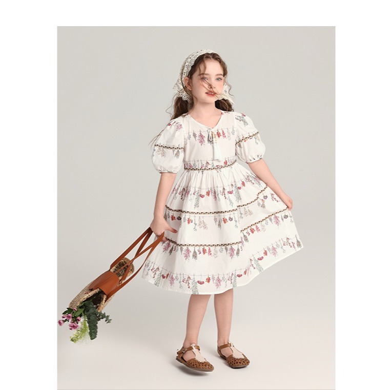 親子-森系泡泡袖洋裝S504425-細節圖9