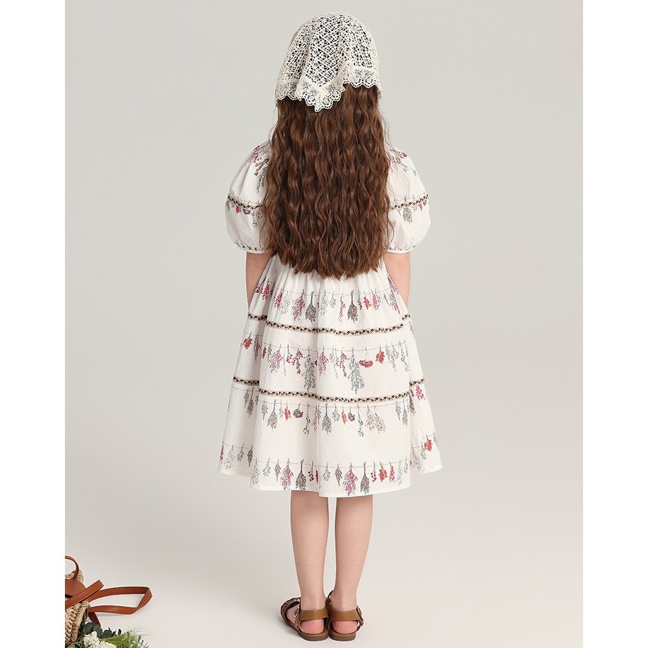 親子-森系泡泡袖洋裝S504425-細節圖10