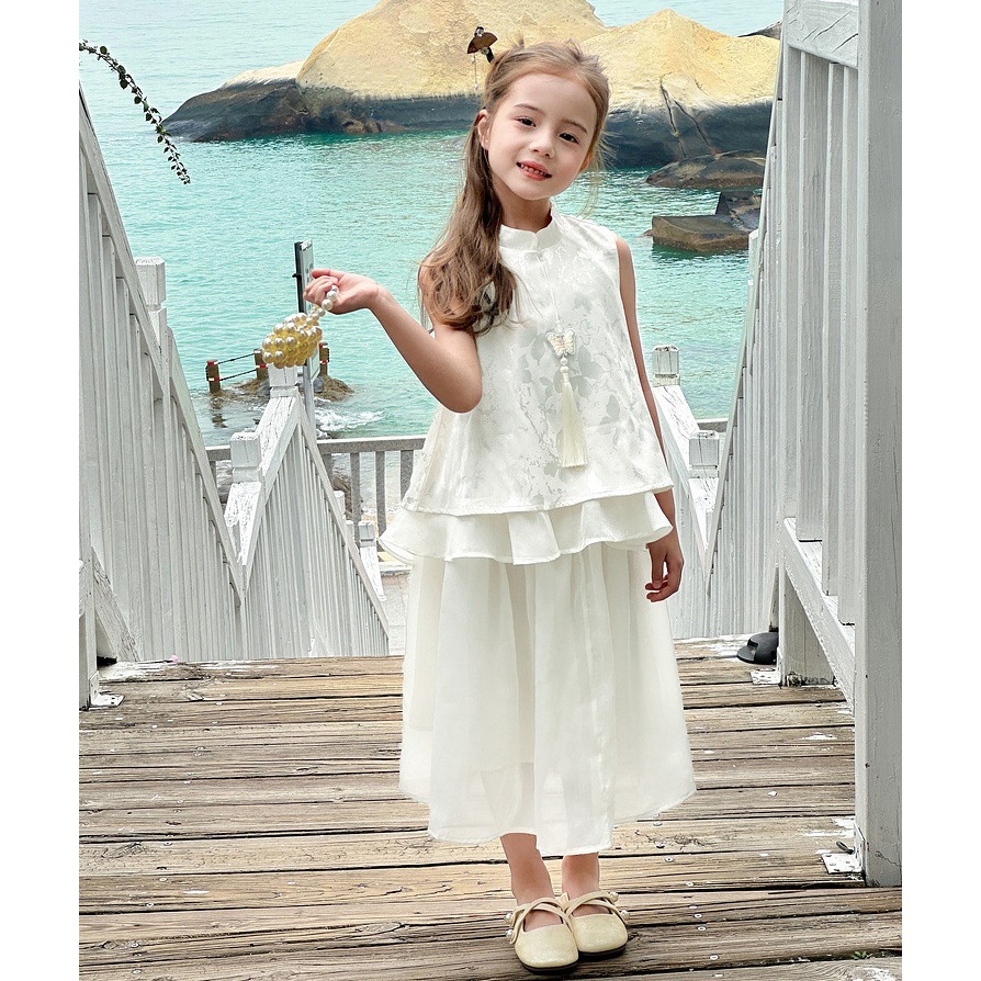 親子-新中式輕紗套裝S504428-細節圖7