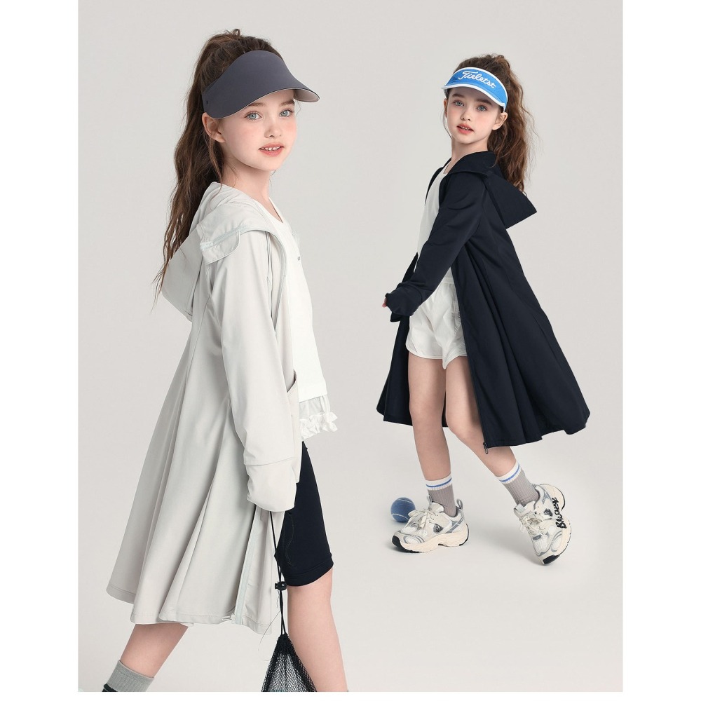 親子-長款連帽涼感防曬衣S504436-細節圖5